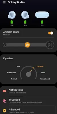 Galaxy Buds+ Manager android App screenshot 3